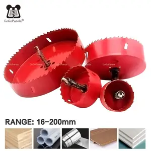 GOGOPANDA Бесплатная доставка 16-200 мм Bi-Metal Кольцевые пилы для дерева Bit для деревообработки DIY сверло для резьбы по дереву