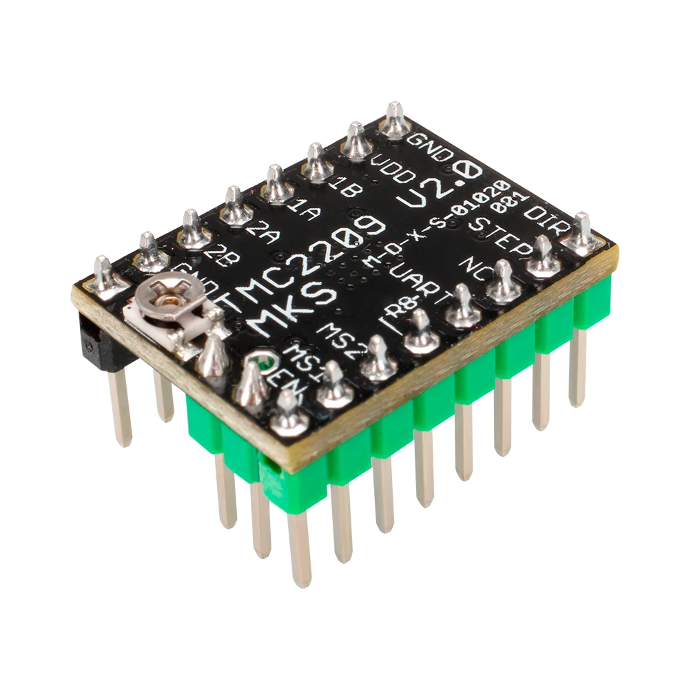 Оригинальный шаговый двигатель MKS TMC2209 2209 StepStick детали для 3D-принтера а UART