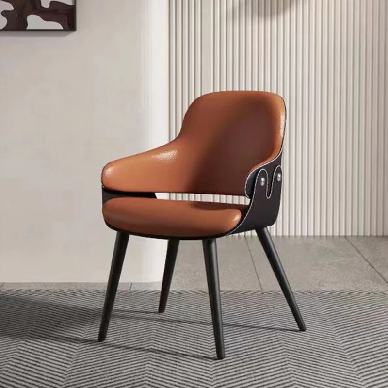 

Офисные обеденные стулья с акцентом, высокий стул для кухни и ресторана в скандинавском стиле, игровой стул для мероприятий и отдыха, кухонн...