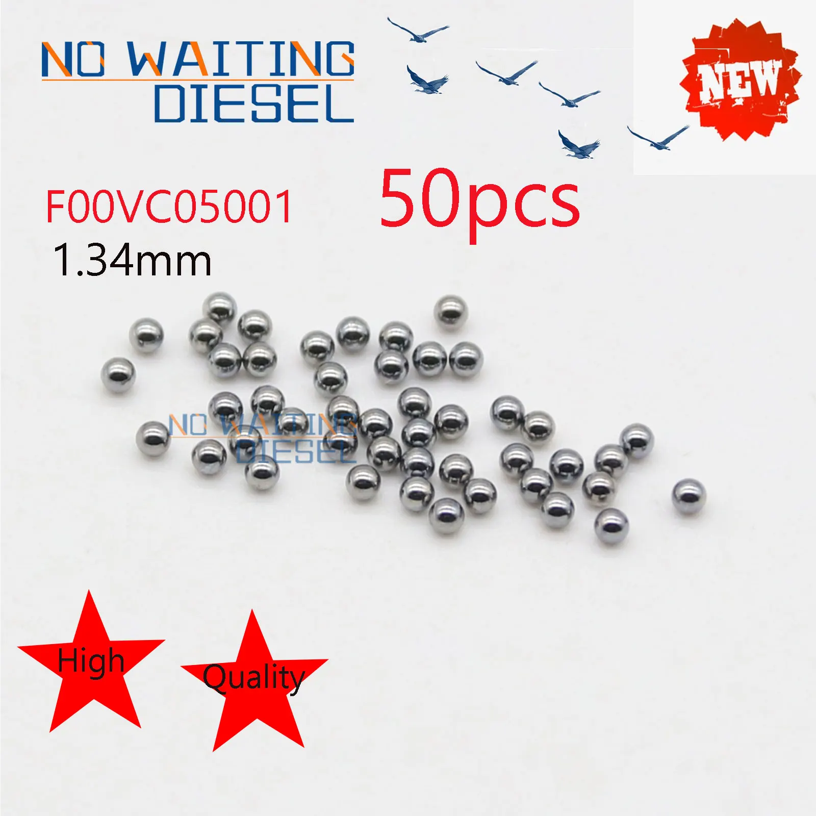 50 шт./упаковка стальные шарики F00VC05001 1 34 мм