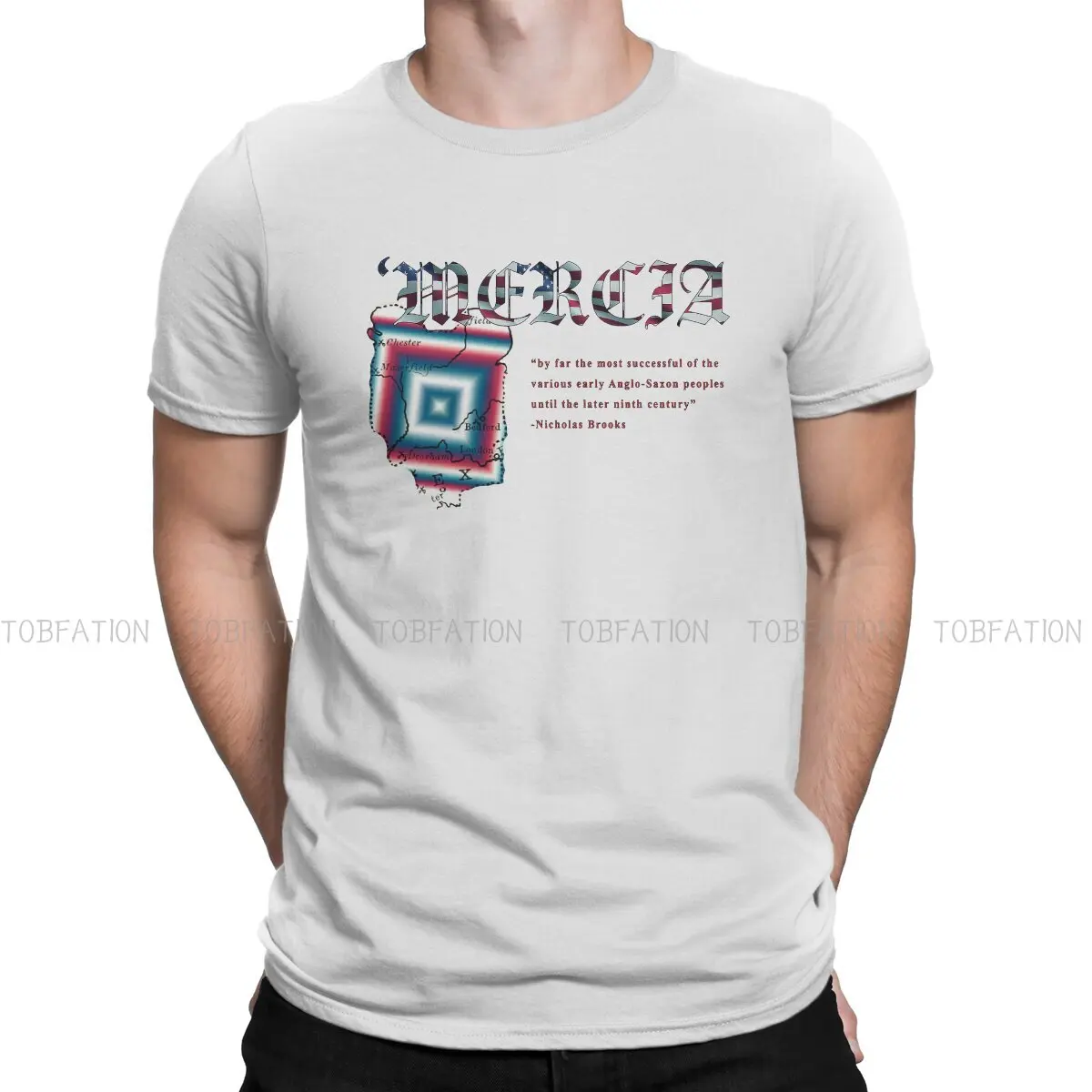 

MERCIA Graphic TShirt Crusader Kings Middle Ages in Europe Game Printing Streetwear Comfortable T Shirt Men Tee Special Gift