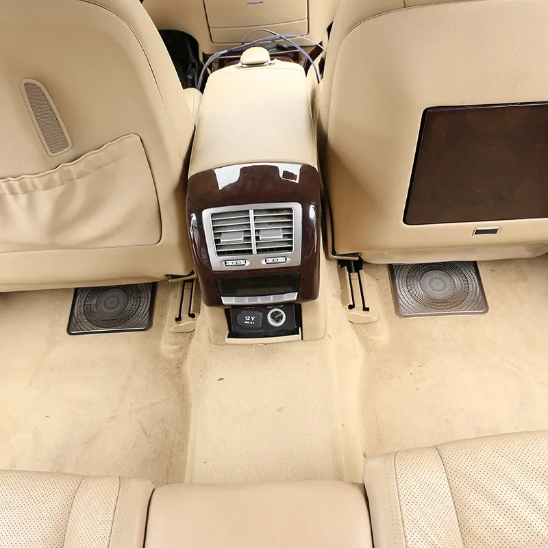 Для Mercedes-Benz S Class W221 2008-2012 автомобильное сиденье из нержавеющей стали серебристого