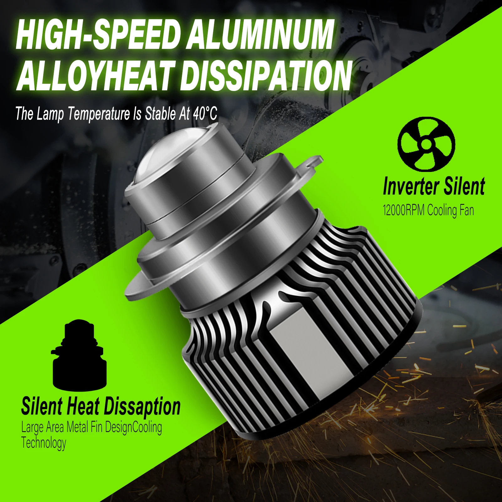 2 шт. Автомобильные светодиодные лампы H7 H11 H8 H9 9005 HB3 9006 HB4 CSP 8000K 6000K 3000K