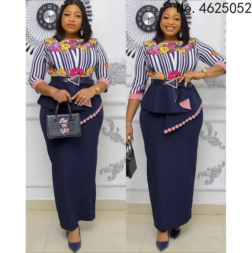 

African Dresses for Women Plus Size Lady Africa Clothes Dashiki Ankara Outfits Gown Kaftan Muslim Wedding Party Long Maxi Dress