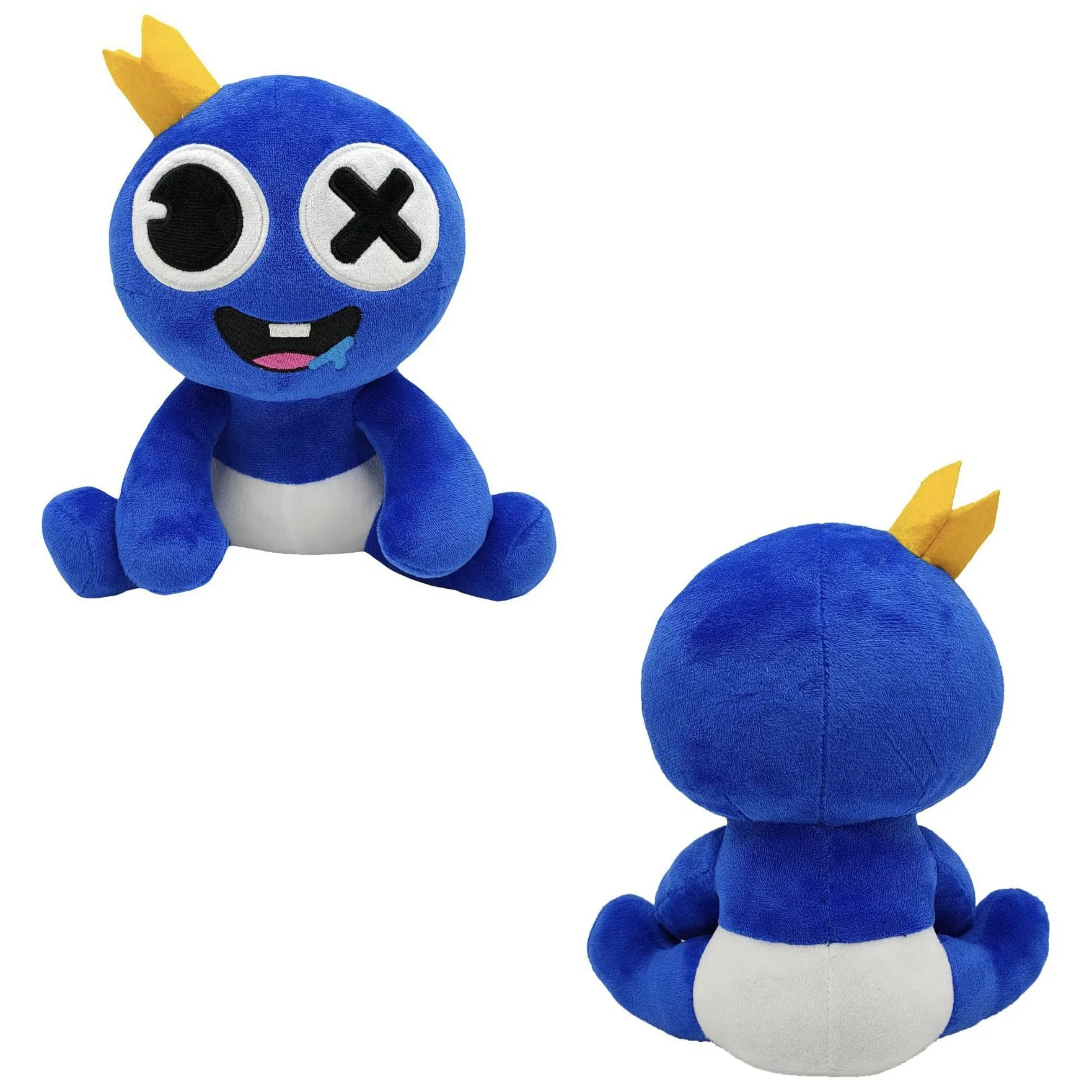 Cute Blue Monster Cartoon Soft Stuffed Dolls Kid Christmas Birthday Gift Anime Plushie Toy