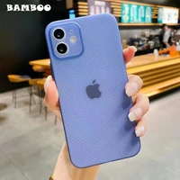 ultra thin heat dissipation translucent case for iphone 13 12 pro max luxury breathable cooling shockproof hard pp cover fundas