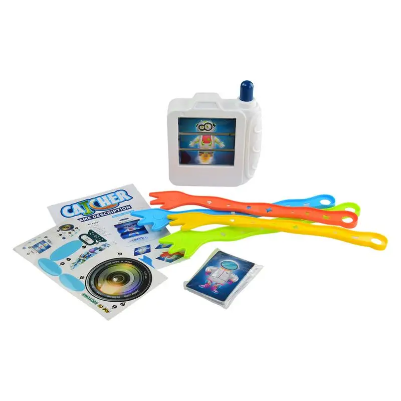 

Hunting Catcher Card Projection Set Fun Board Game Hand Speed Challenge Mini Video Camera Parent-Child Interactive Toy
