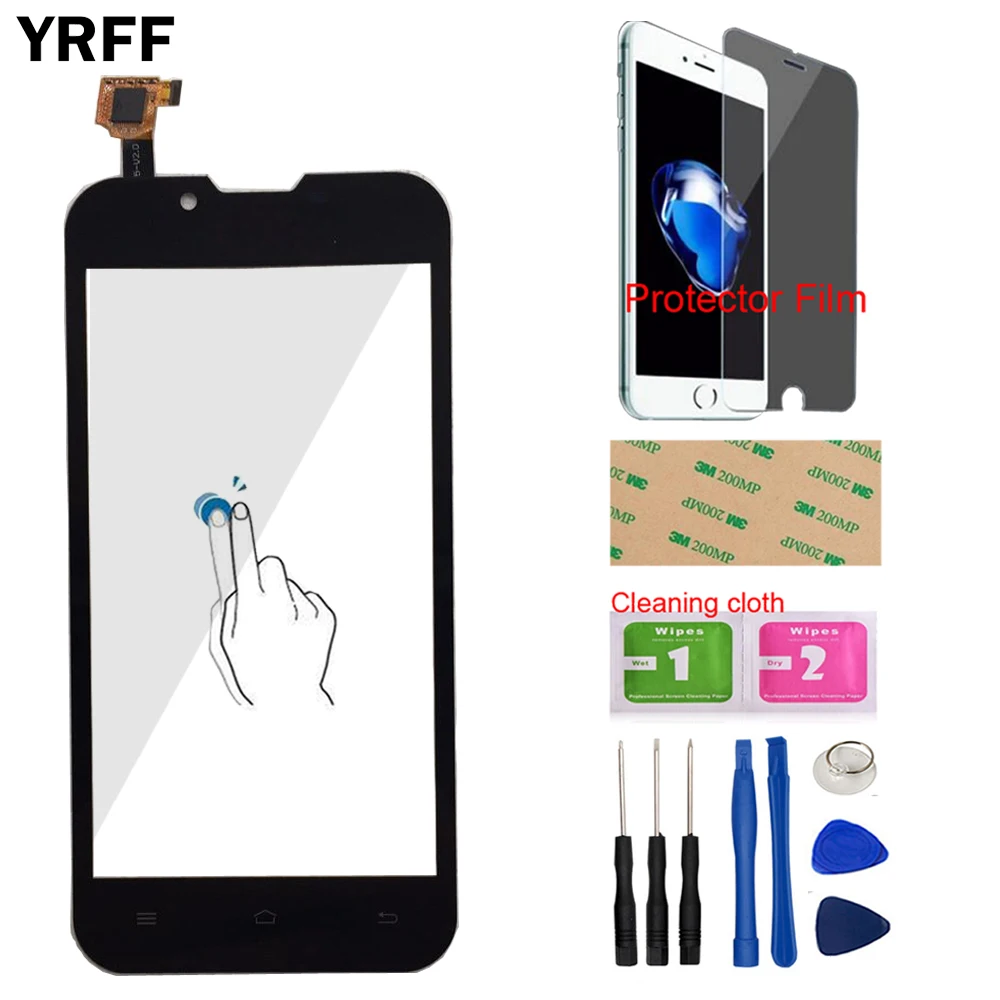 

5.0" Inch Mobile Touch Screen Panel For ARK Benefit S501 Touch Screen Digitizer Panel Lens Sensor Tools + Protector Film