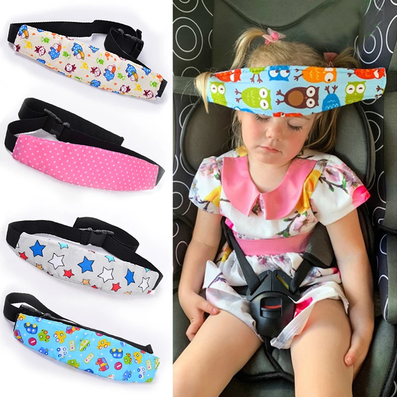 

Infant Baby Car Seat Head Support Children Belt Adjustable Fastening Belt Boy Girl Playpens Sleep Positioner Baby Saftey Pillows