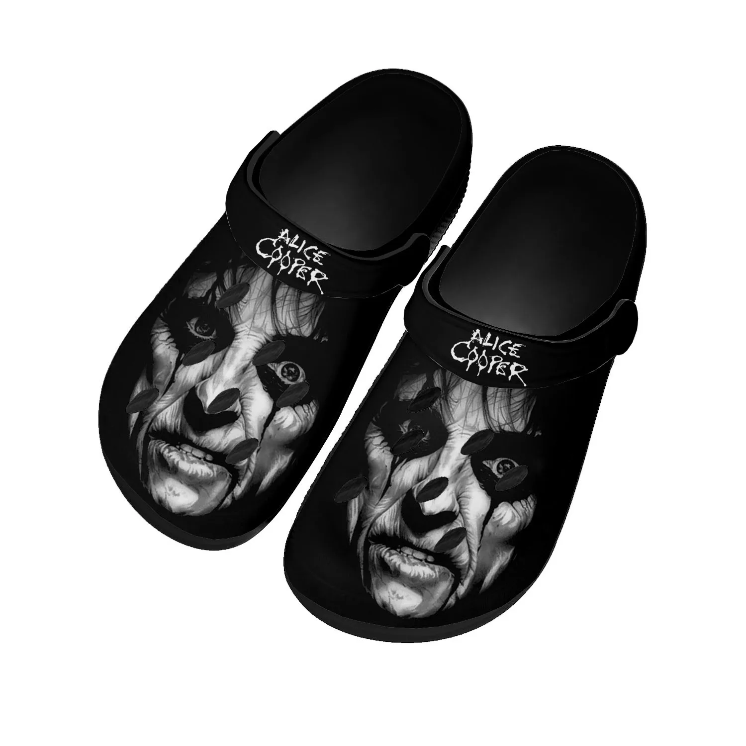 

Alice Cooper Rock Singer Pop Home Clogs Custom Water Shoes Mens Womens Teenager Shoe Garden Clog Breathable Beach Hole Slippers