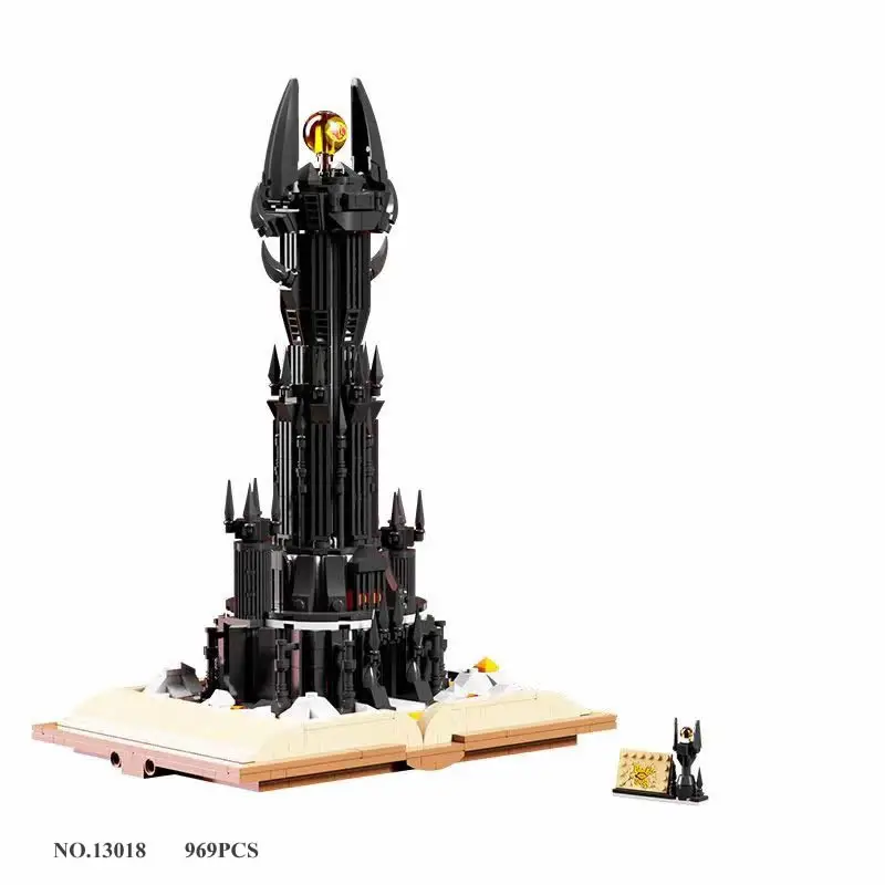 

969 PCS City Magic Castle Book Movie Dark Tower Model Building Blocks MOC Creative Palace Bricks Toys For Child Boys Adult Gifts