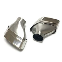 top quality new arrival 304 stainless steel chroming car exhaust pipe muffler tip for g30 new 5 series 2017 2018 accessories