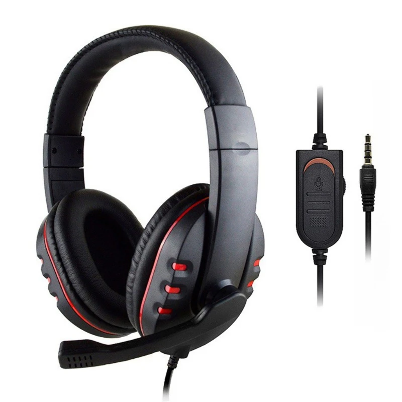 Good Quality on ear Headset Gamer Stereo Deep Bass Gaming Headphones Earphone With Microphone for Computer PC Dropshipping