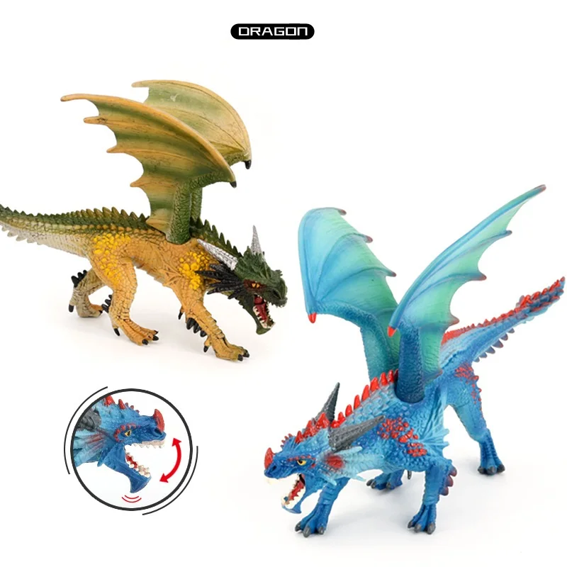 

Simulation Animal Western Mythology Warcraft Flying Dragon Monster Model Ornament PVC Action Figure Toy Kids Christmas Gifts