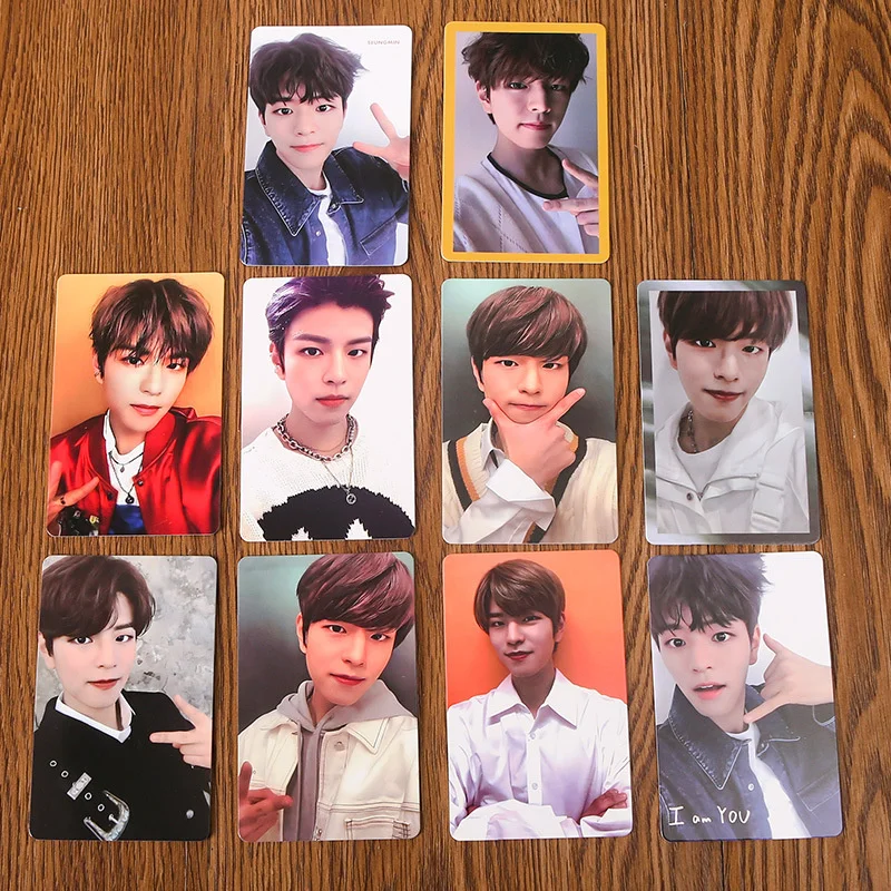 

10 pcs/set Kpop stray kids go live photo cards single member for collection for fans of straykids album card for photos