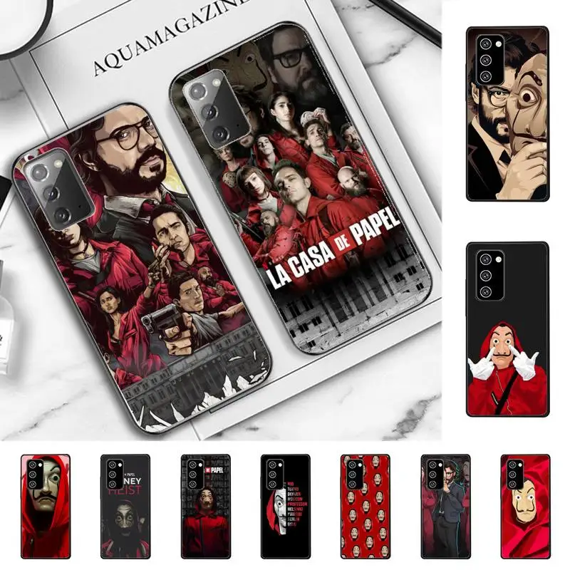 

Money Heist Phone Case for Samsung Note 5 7 8 9 10 20 pro plus lite ultra A21 12 72
