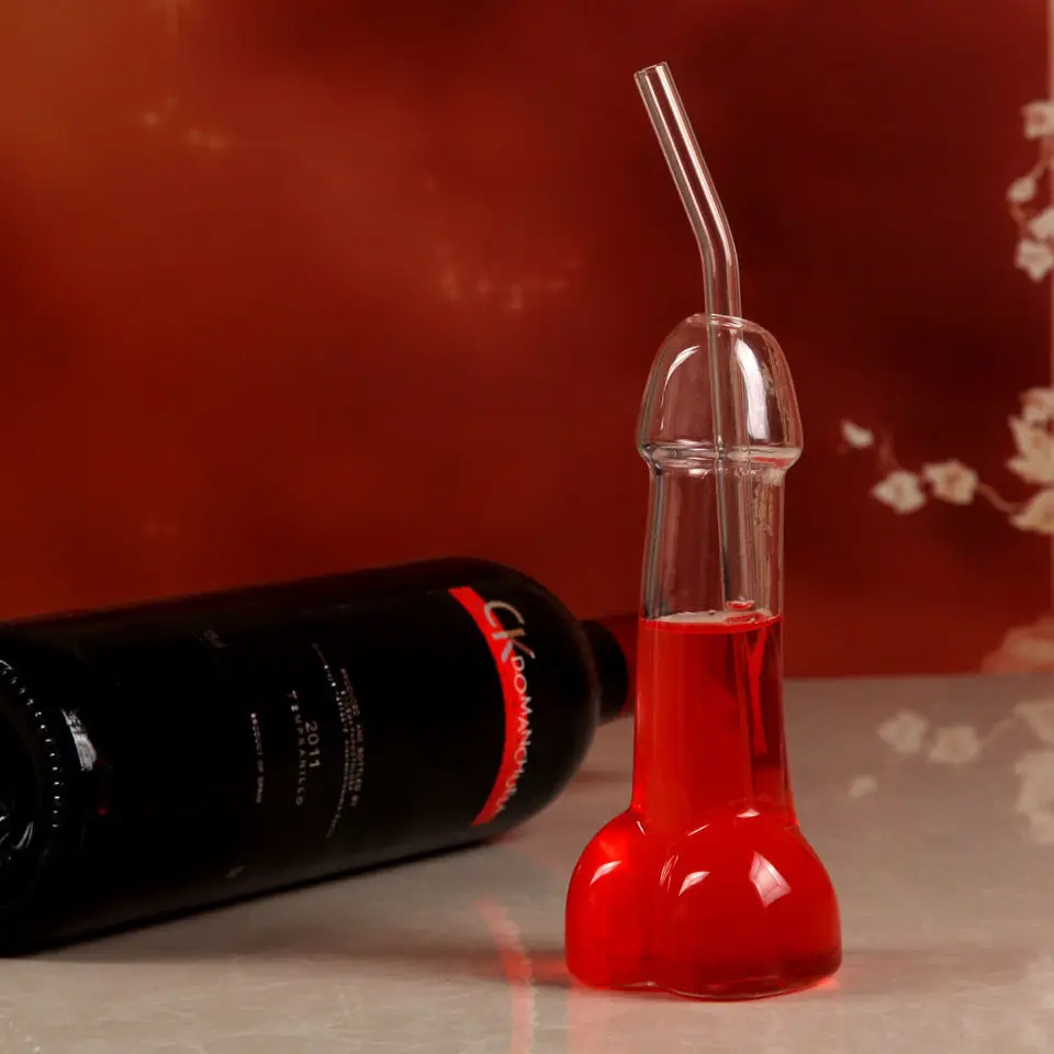 Creative wine glass transparent water cup high color fruit juice personality human beverage Cocktail Cup | Дом и сад