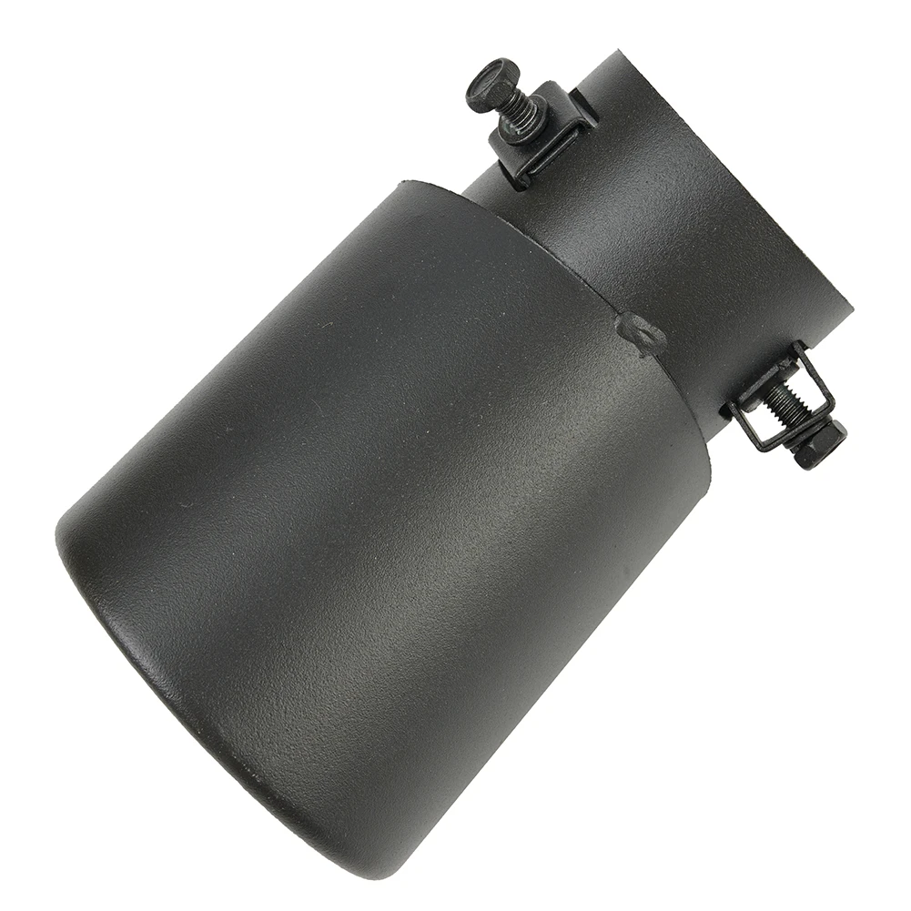 

Tip Exhaust Pipe Accessory Bend Exhaust Matte Black Muffler Parts Pipe Stainless Steel Tail Throat 62mm Useful