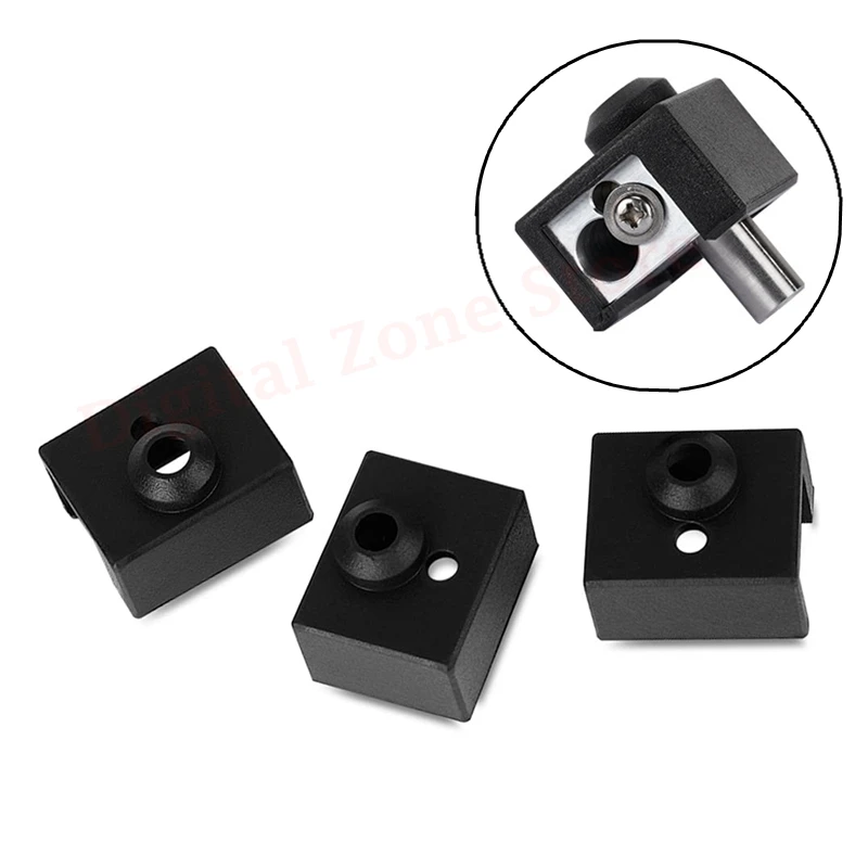 

3Pcs Heater Block Silicone Cover MK7/MK8/MK9 for Creality Ender 3 S1/ S1 Pro, CR10 Smart Pro, Sermoon V1/ V1 Pro 3D Printer