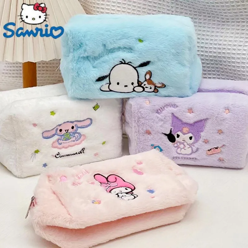 

Sanrio плюшевый карандаш, фоторучка большой емкости с рисунком коричной ручки, школьные принадлежности, Канцтовары, подарок
