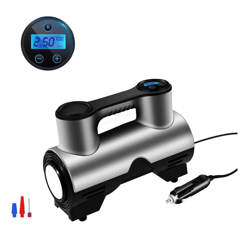

Portable Car Air Compressor DC 12V Air Pump With LCD Intelligent Digital Display Tyre Inflator For Motor Bike