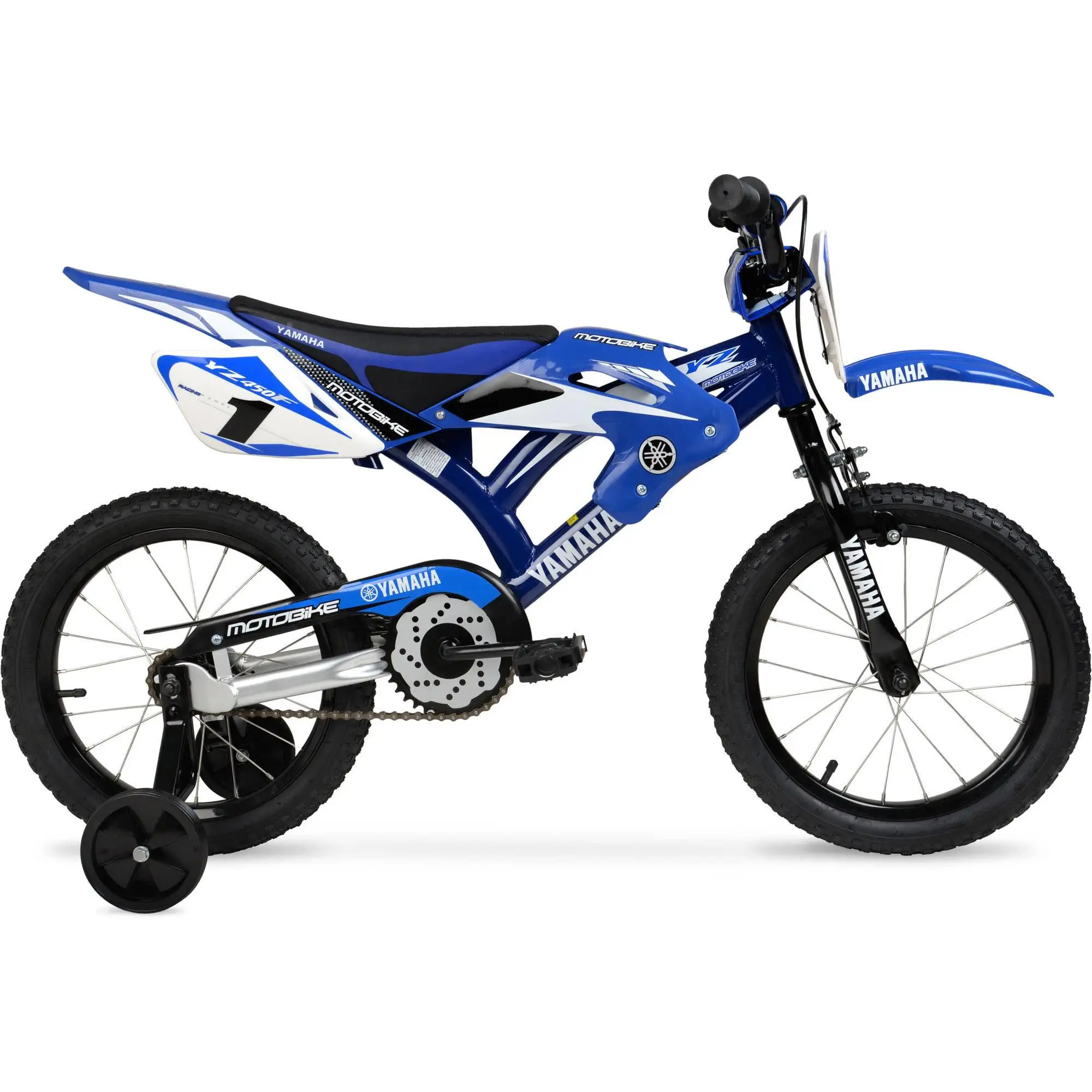 

Синий велосипед для мальчиков Moto BMX, 16 дюймов