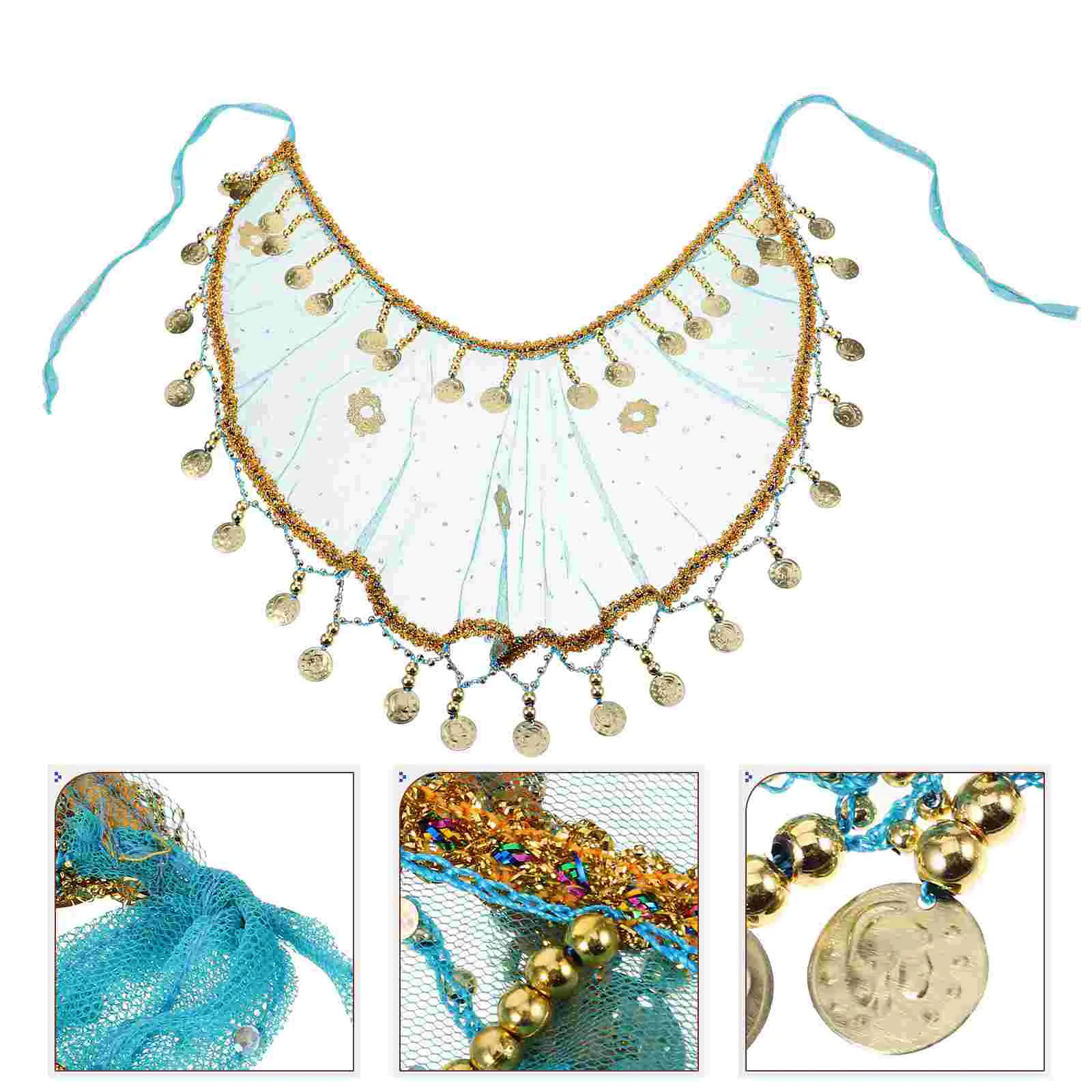 

Фата для выступлений на сцене, Женская Фата для лица, фата из нежного тюля с кисточкой, аксессуар для костюма