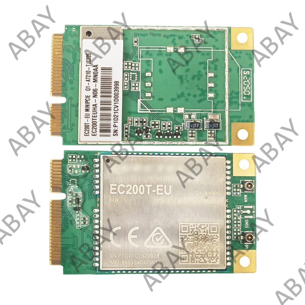 Quectel EC200TEUHA-N06-MN0AA EC200T-EU / EP06-E / EC25-EUX MINIPCIE 4G IoT Module + Minipcie to USB Adapter With SIM Card Slot images - 6