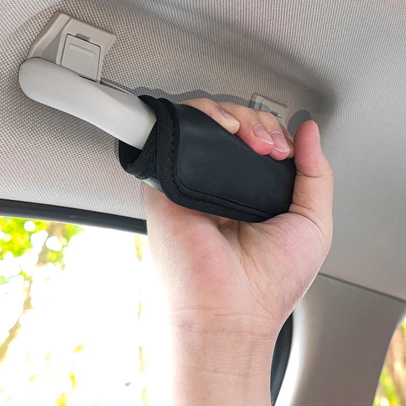 

Car Door Handle Cover Safety Pull Gloves Protective Pad Stickers Interior Accessories For Nissan Mazda SEAT Hyundai Citroen Saab