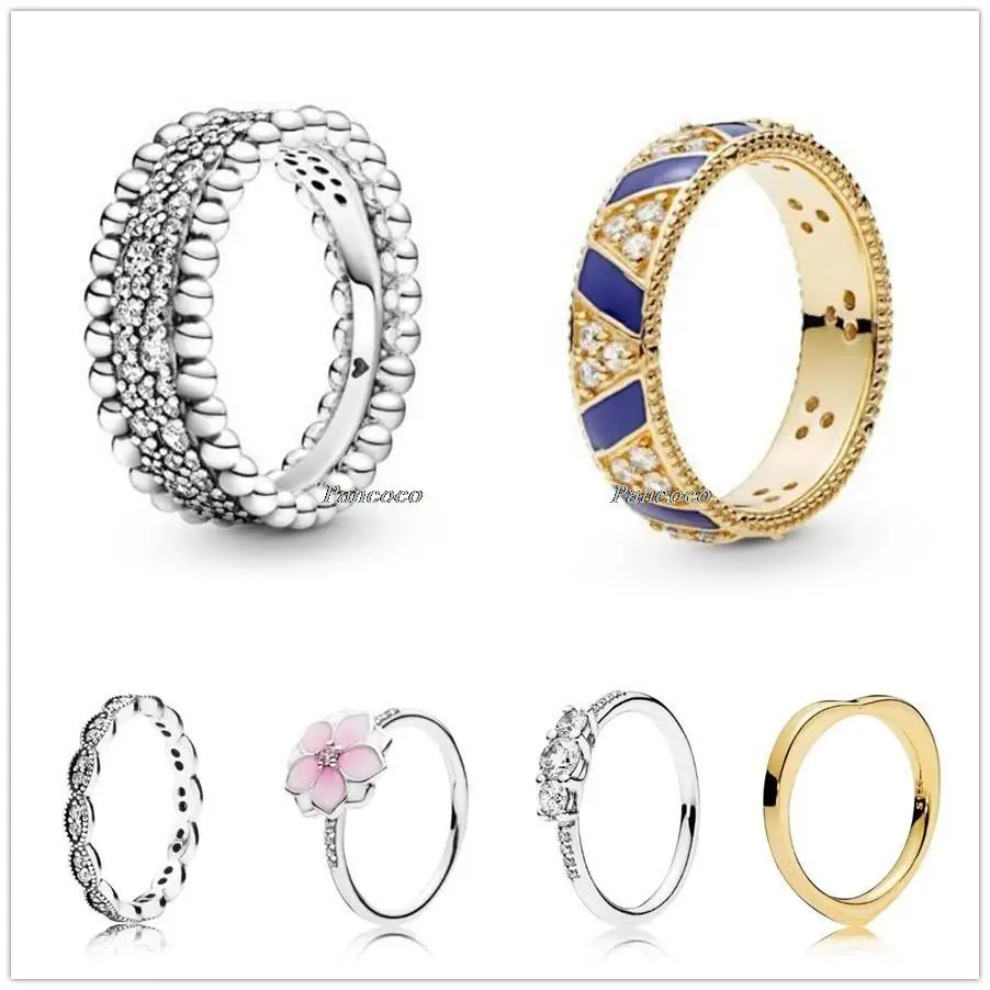 

Женское кольцо из серебра 925 пробы, с кристаллами