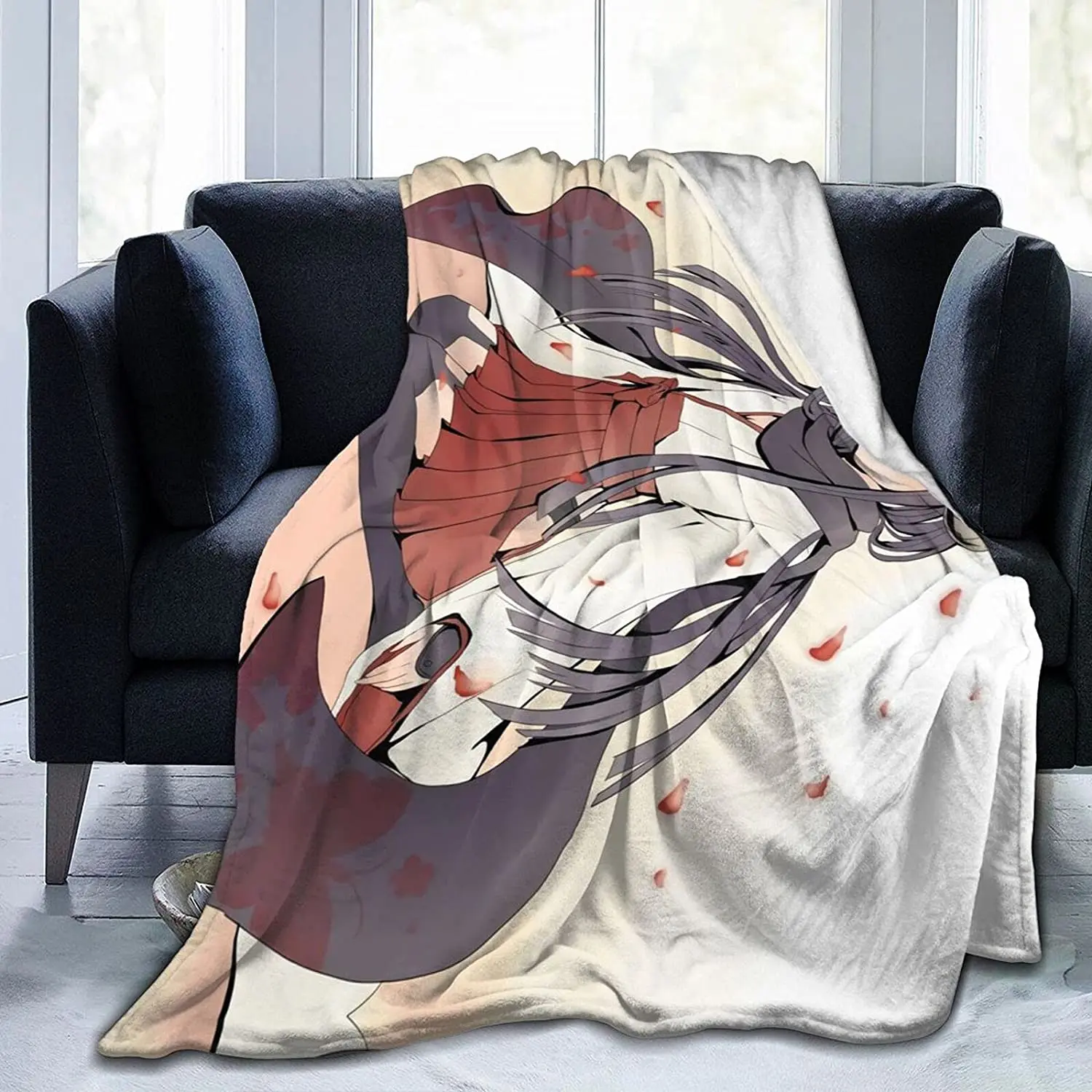 

Ririchiyo Shirakiin Fluffy Soft and Comfortable Blanket, Anime Warm Embrace of Sympathy