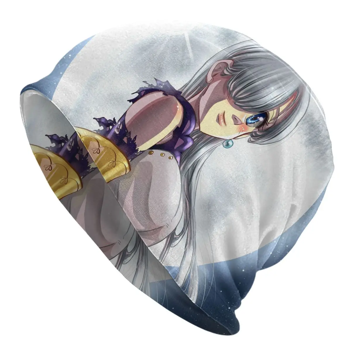 

Семь смертных грехов, Элизабет, лионы, облегающие шапки, головной убор, мужские зимние шапки с графическим принтом