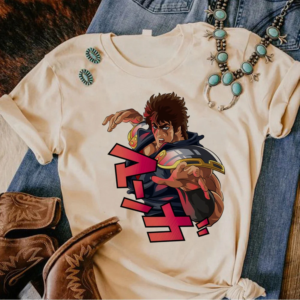 

Футболки Kenshiro, женская уличная одежда, футболка с рисунком из аниме, женская одежда