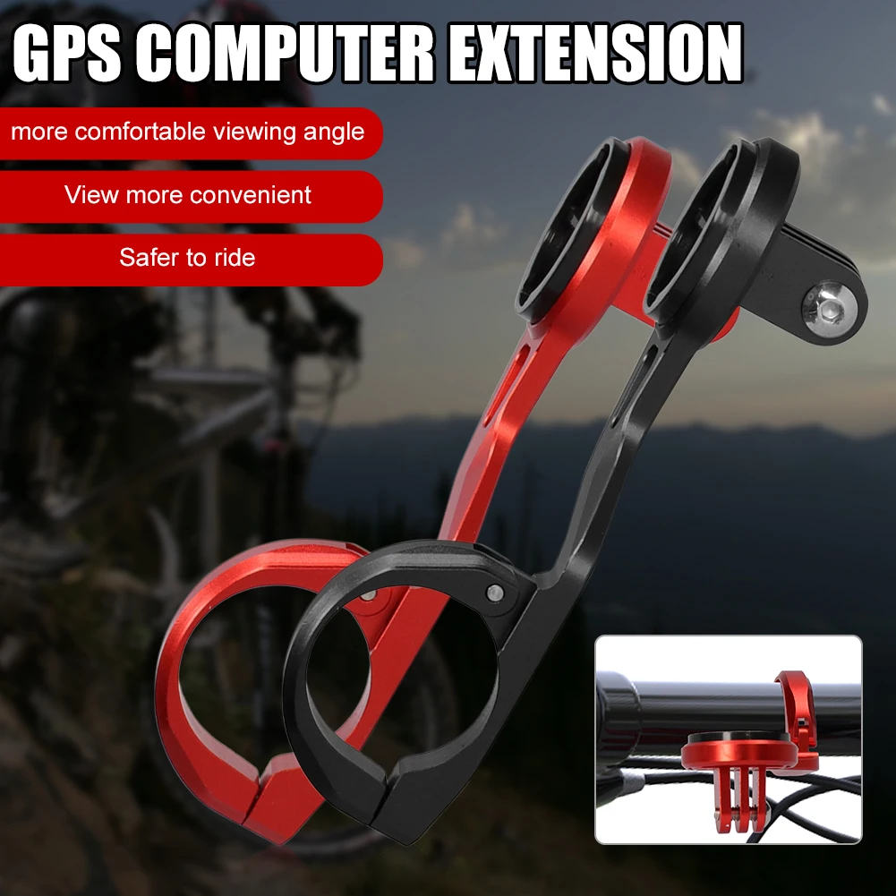 

Aluminum Alloy Bicycle Computer Mount Out Front Bike Computer Bracket For 31.8/25.4mm Handlebar Adapter Base For Bryton Garmin