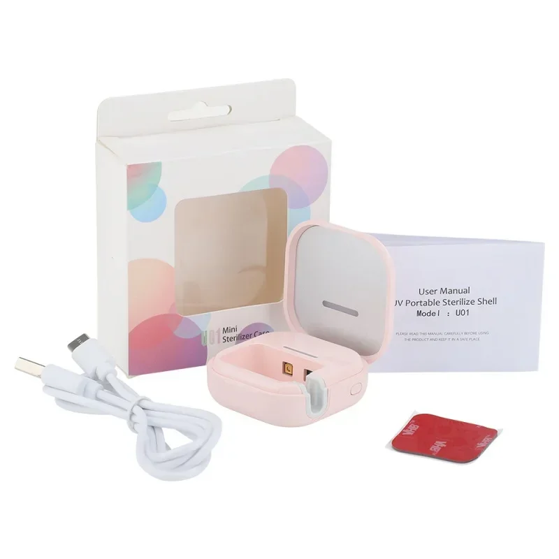 Синий свет УФ-головка зубной щетки дезинфекционная коробка ключ для наушников