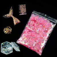20g irregular candy colour paper scraps epoxy resin fillings sequin colorful paillettes for uv resin mold filler nail art crafts