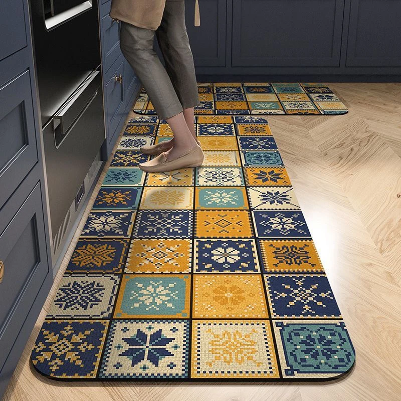 

Non-slip Kitchen Carpets for Living Room Long Area Rug Kitchen Floor Mat Carpets Entrance Door Mat Home 바닥 깔개 Alfombra Tapis
