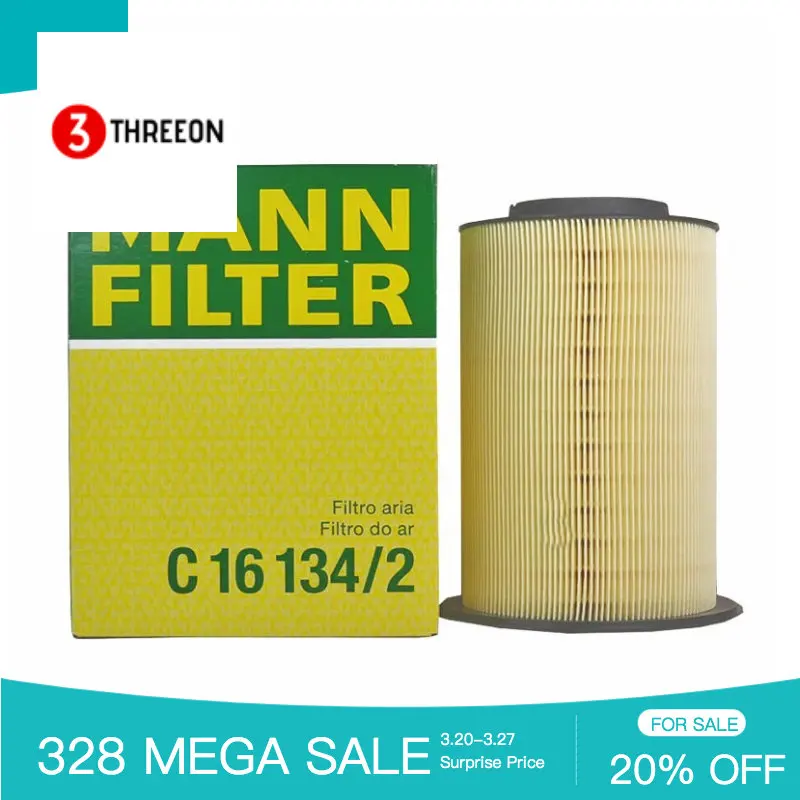 

Фильтр MANN C16134/2, воздушный фильтр для LINCOLN MKC, VOLVO C30 S40 V40, FORD Focus 7M519601FA Y64213Z40D 1848220 31338216