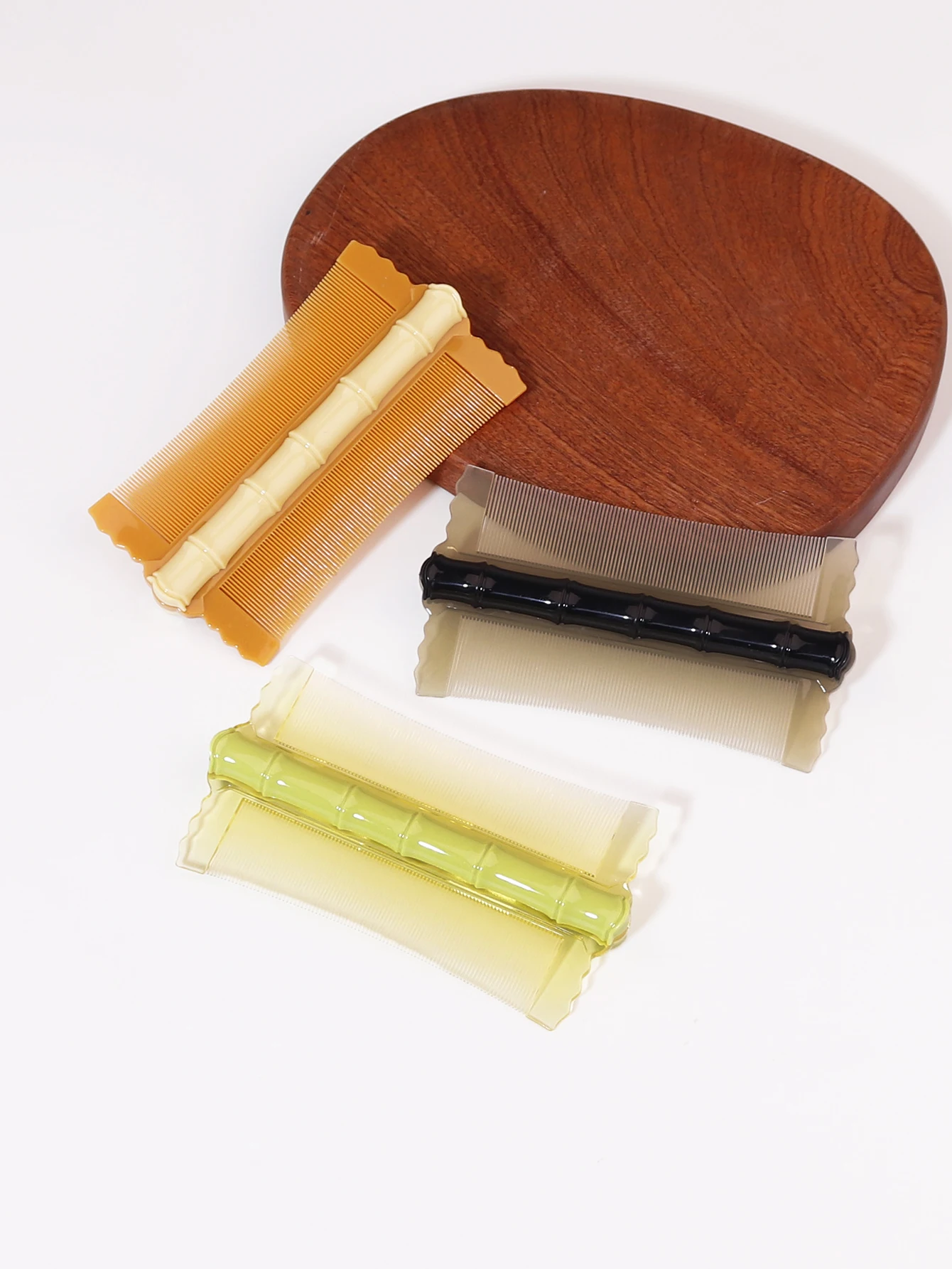 1 Шт. Двусторонняя Расческа Для Удаления Бамбуковых Узлов Профессиональный