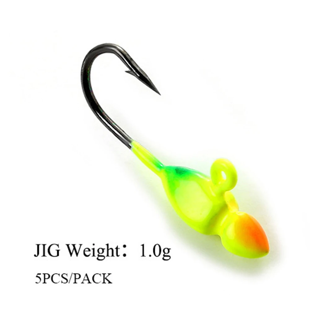 

Durable Ice Bait Simulation Bait Bionic Bait High Carbon Steel Hook Lead 5 Pcs Accessories Fishing Outdoor Sports