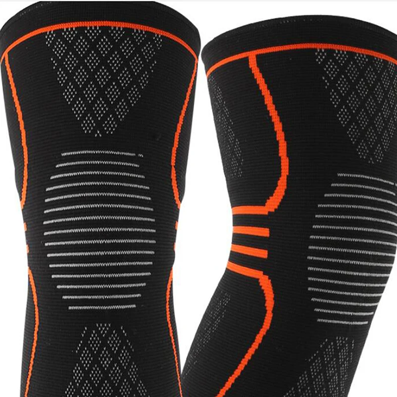 

1PC Sports Kneepad Men Pressurized Elastic Knee Pads Support Fitness Gear Basketball Volleyball Brace Protector