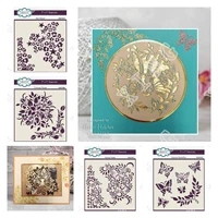 2022 star flower henna petals graceful butterflies timeless florals stencils diy scrapbook craft card embossing decoration molds