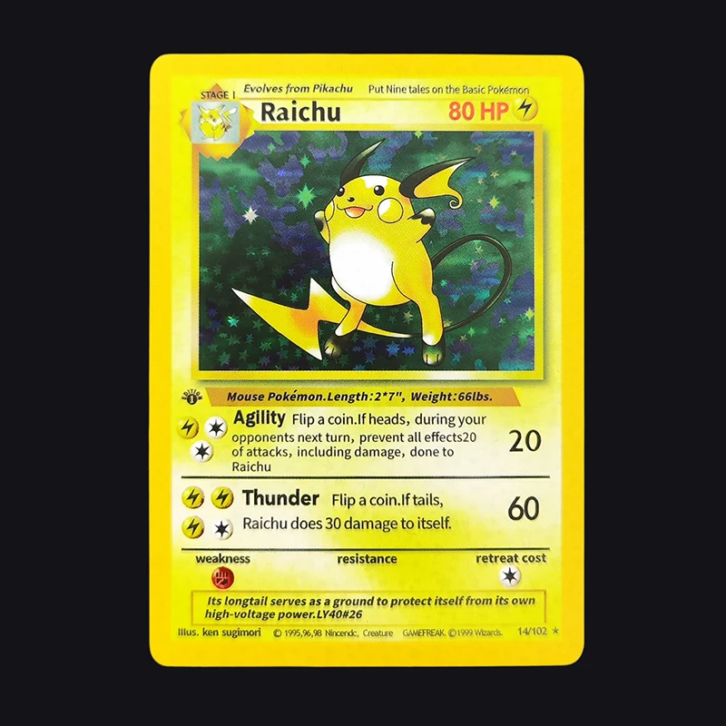 DIY 1999 POKEMON игра английский 1ST EDITION Charizard Blastoise Venusaur Holo 4102 аниме игровая коллекционная карта (art.: 3920d33ee529f) - 3920d33ee529f