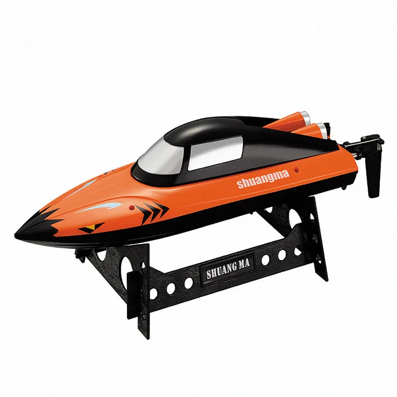 2.4G High Speed Racing Boat 25 Km/h Waterproof Rechargeable Remote Control Speedboat Water Games Toy  Gift for Kids enlarge