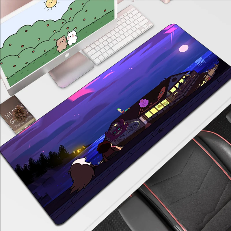 

Большой мультяшный милый коврик для мыши Steven Universe, резиновый коврик, игровые коврики для клавиатуры, милый коврик для мыши, геймерские расши...