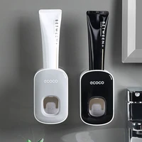 wall mount automatic toothpaste dispenser bathroom accessories waterproof toothpaste squeezer toothbrush holder salle de bain