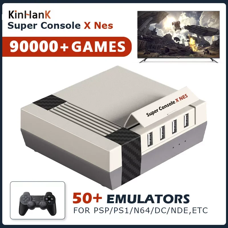 

Arcade Box Game Console for PS1/DC/Naomi Classic Retro 90000 Game Resources Super Console Nes HD Display on TV Projector Monitor