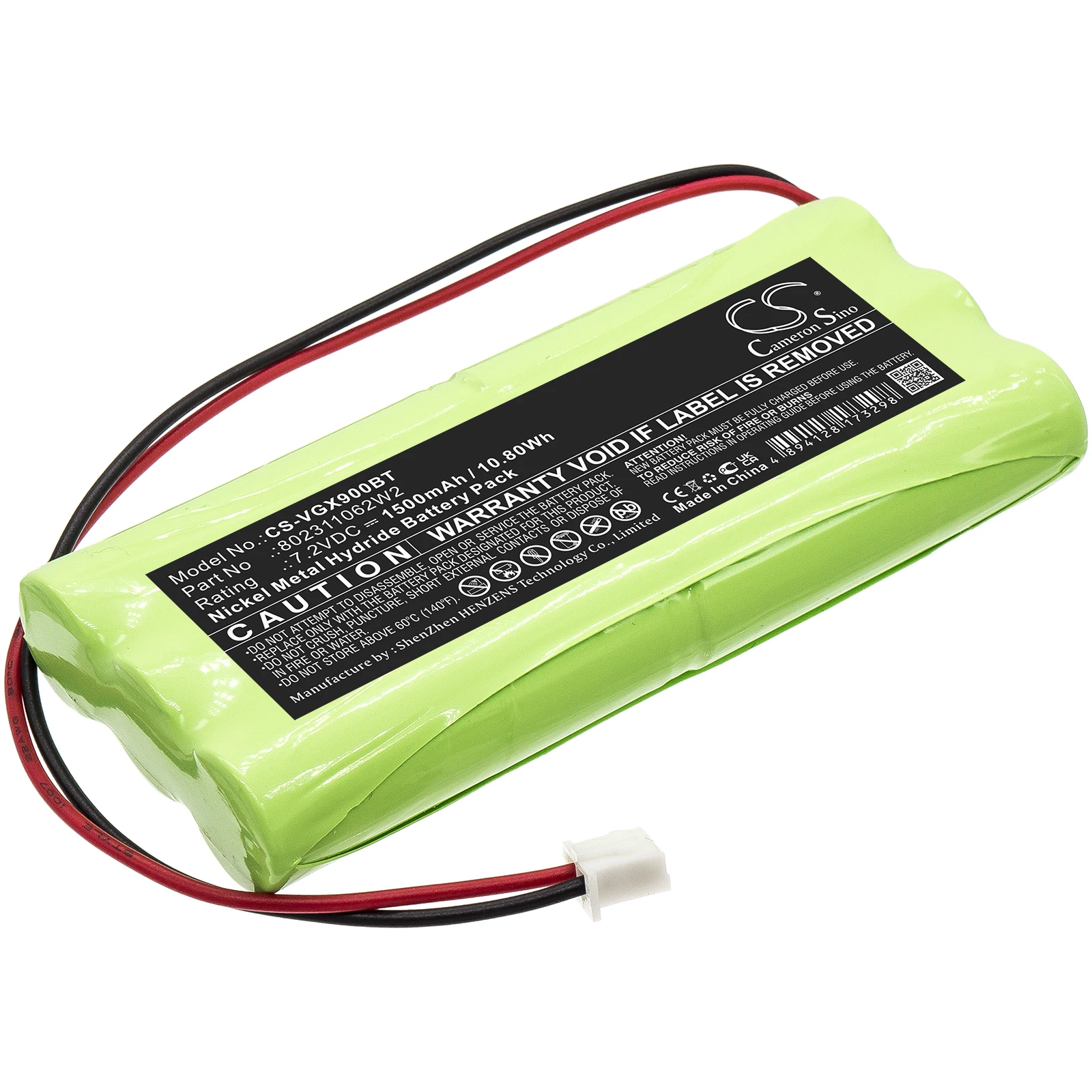 

Сменный аккумулятор CS для Vesta, GX9ML 802311062W2 1500mAh/10.80Wh