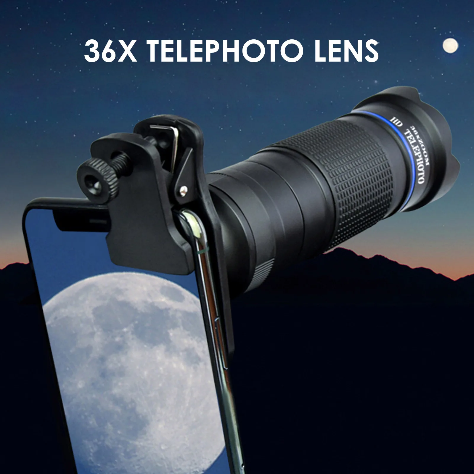 Фото 36x HD телеобъектив Lens36x HD телеобъектив с триподом Eyemask сумка для хранения универсальная фотокамера с триподом Eyemask №2