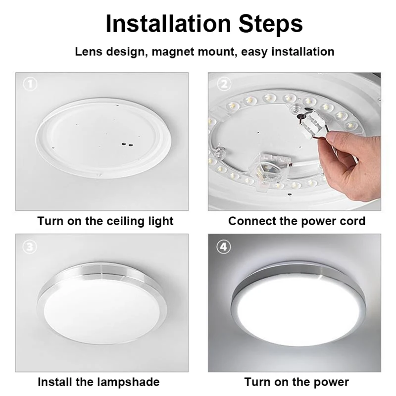 Светодиодный модуль 220 В потолочный светильник Светодиодная панель 12 Вт 18 24 36